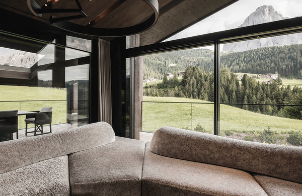 The living room Luxury Chalet Alpurio