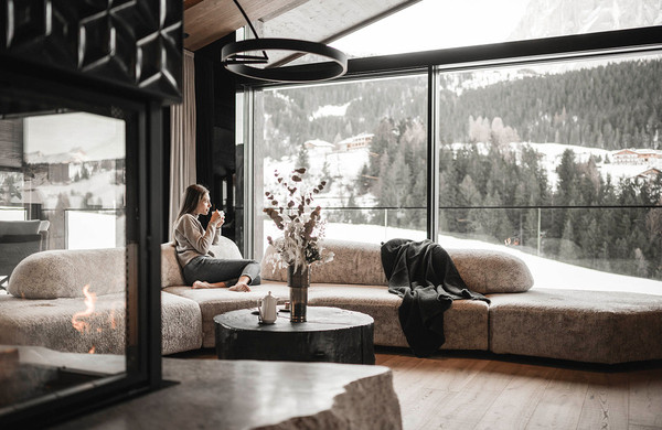 The living room Luxury Chalet Alpurio
