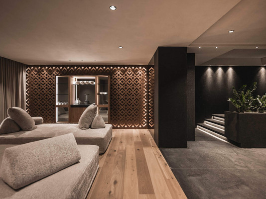 The living room Luxury Chalet Alpurio