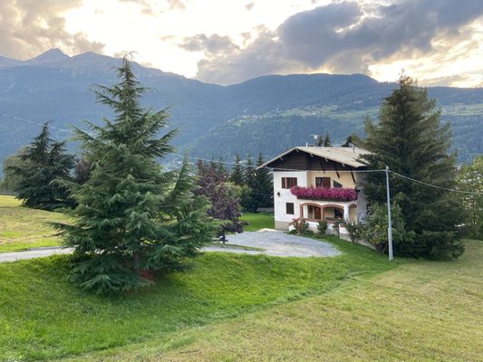 Foto estiva di presentazione Appartamento Pista Stelvio