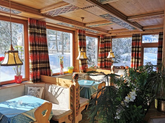 The restaurant Corvara La Plaza