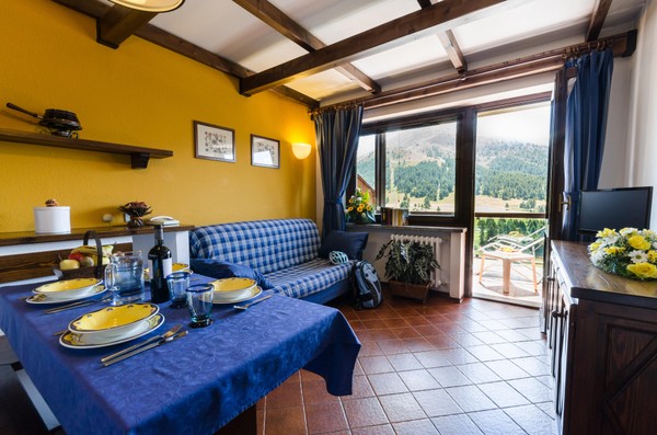 La zona giorno Palace Sestriere Resort