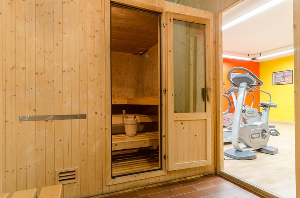 Foto della zona fitness Palace Sestriere Resort