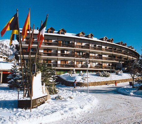 Foto invernale di presentazione Residence Veronza - Dolomiti Affitti