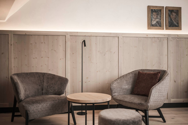 La zona giorno Hofergut – Suites & Apartments