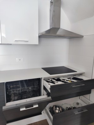 Foto della cucina Casa vacanza azzurra Lavarone