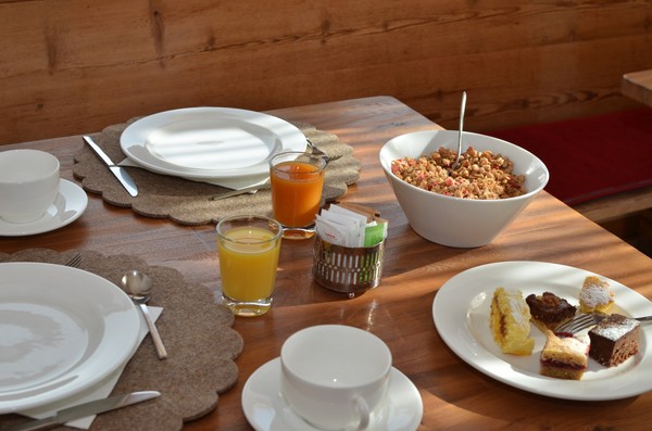 The breakfast Farmhouse Hotel Agritur Weiss