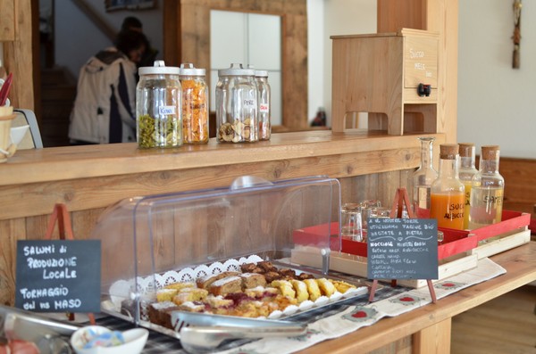 The breakfast Farmhouse Hotel Agritur Weiss