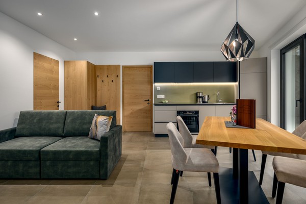 La zona giorno Apartments Baumann Living