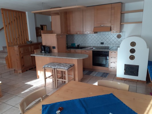 Der Wohnraum Ferienwohnung 3 cime Stefania