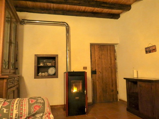 Der Wohnraum Ferienhaus Baita Sostasio