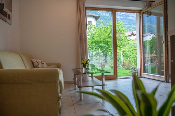 La zona giorno Appartamenti Weingut Lahn zu Eppan