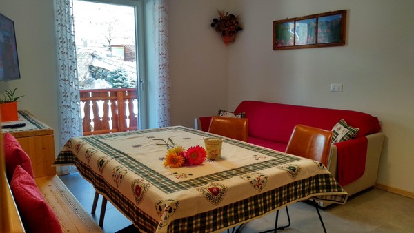 La zona giorno Appartamenti Casa Vacanze Heidi e Peter