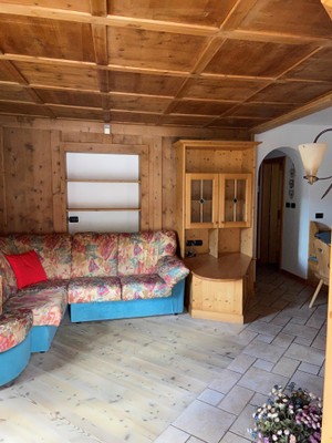 Der Wohnraum Ferienwohnung Casa Lastei