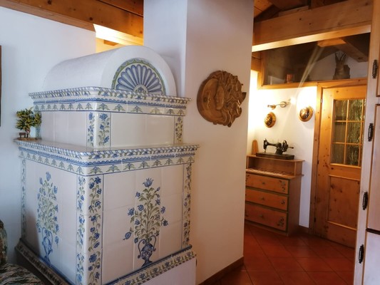 La zona giorno Appartamento Stella Alpina