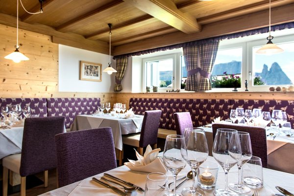 Das Restaurant Seiser Alm Chalet Dolomites