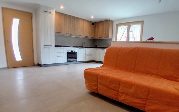 La zona giorno Appartamento Miele di Pino