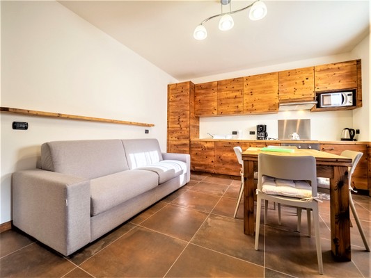The living area Apartments Chalet Real Wood Pemont