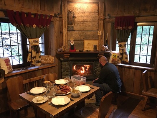 Il ristorante Rhêmes-Notre-Dame (Gran Paradiso) Le Village de Thumel 1879