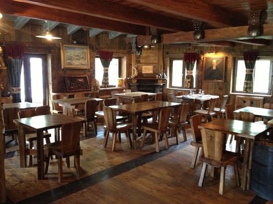 Il ristorante Rhêmes-Notre-Dame (Gran Paradiso) Le Village de Thumel 1879
