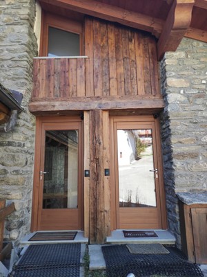 The entrance