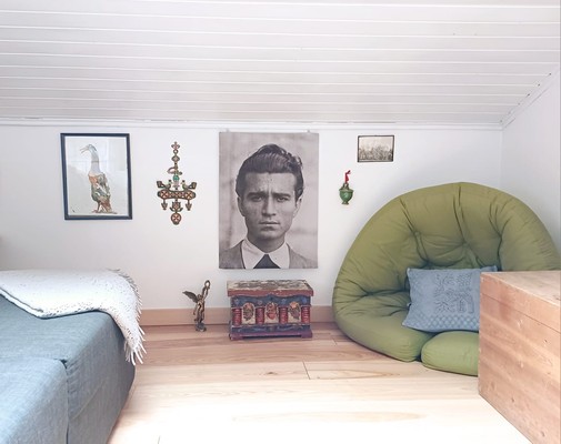 Der Wohnraum Ferienwohnung Casa Utol