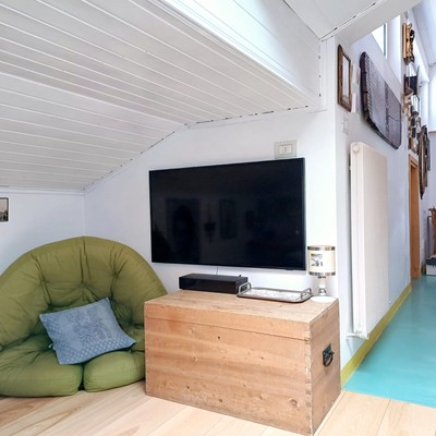 Der Wohnraum Ferienwohnung Casa Utol