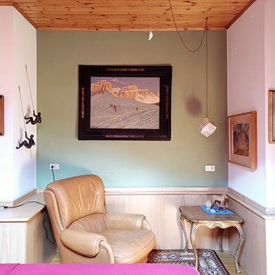 Der Wohnraum Ferienwohnung Casa Utol