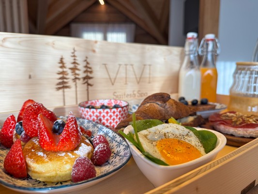 La colazione Vivi Suites&Spa - Boutique Guest House Molveno
