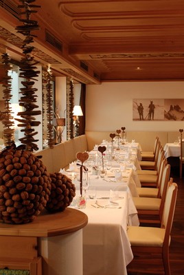 Il ristorante Ortisei Alpenhotel Rainell