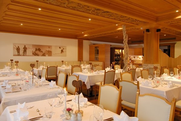Il ristorante Ortisei Alpenhotel Rainell