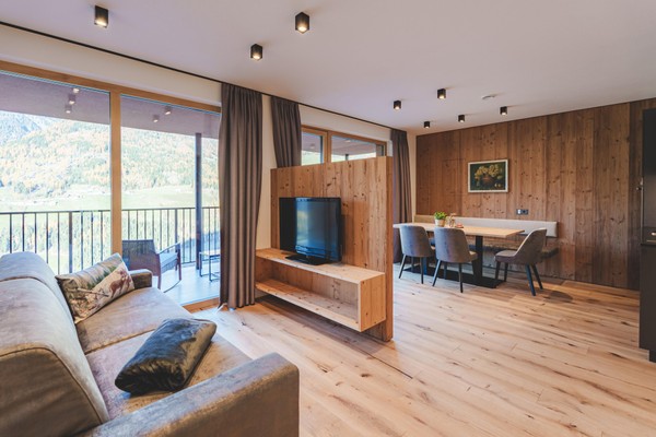 The living area Lahnerhof Chalets
