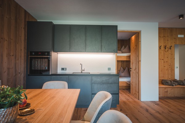 Photo of the kitchen Lahnerhof Chalets