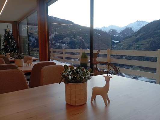 The restaurant Lutago / Luttach Lahnerhof Chalets