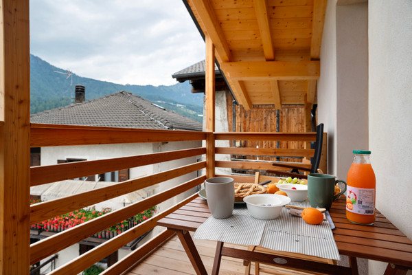 Foto del balcone Chalet Nido Verde