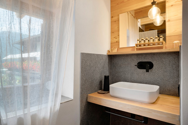 Foto del bagno Appartamento in baita Chalet Nido Verde