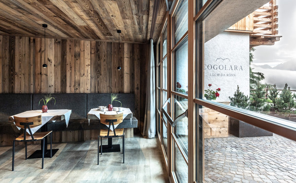 Das Restaurant Colfosco Lüch da Rönn - Chalet Cogolara