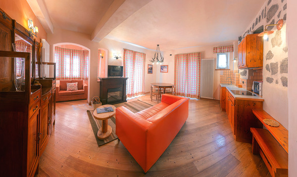 Das Wohnzimmer Residence Castel Madonna