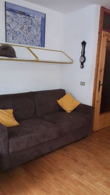 Das Wohnzimmer Ferienwohnung Ferienhaus Col Rodella