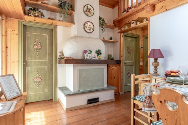 La zona giorno Appartamento Mansarda Tirolese