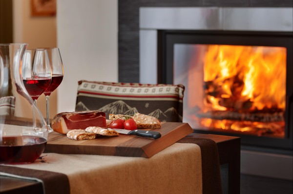 The living area Crioli Dolomiti Lodge