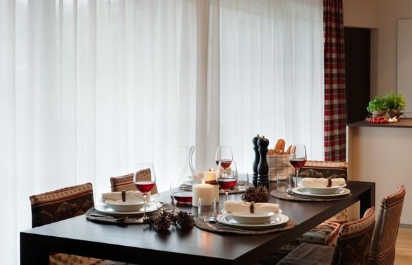 The living area Crioli Dolomiti Lodge