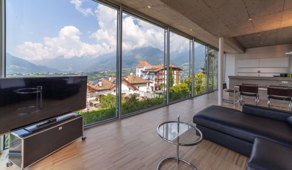 Der Wohnraum Ferienwohnungen Villa Alvarium