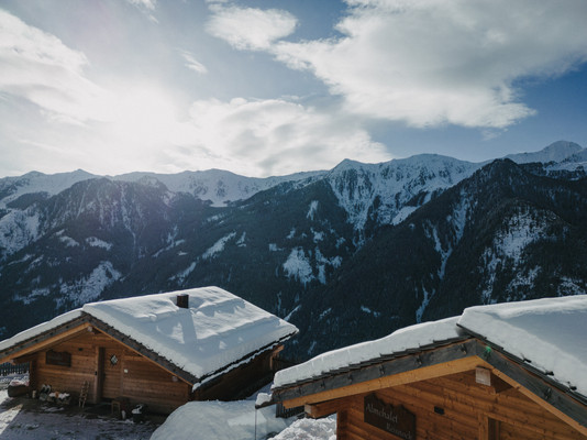 Foto Außenansicht Alm Chalets Hochgruberhof