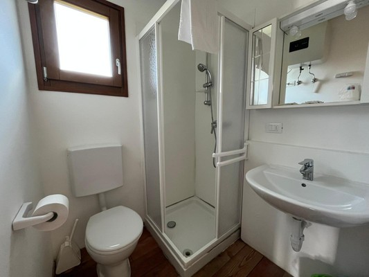 Foto del bagno Chalet & Appartamenti Camping Polsa
