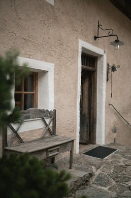 The entrance