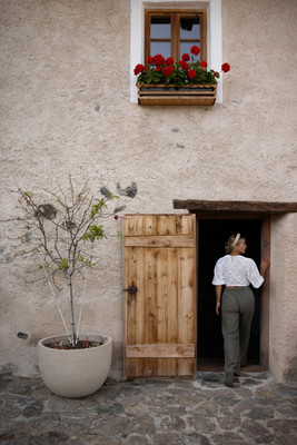 The entrance