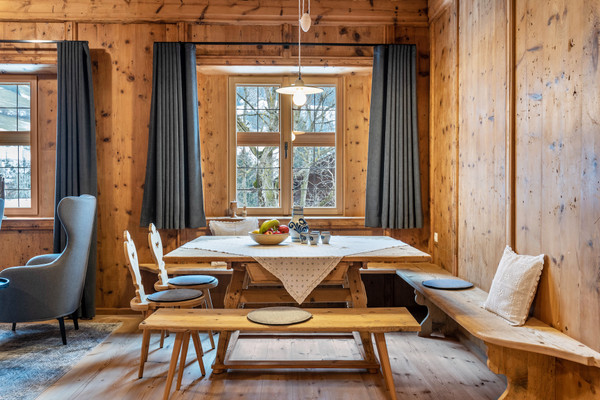 La zona giorno Appartamenti Alpin Chalet Samer