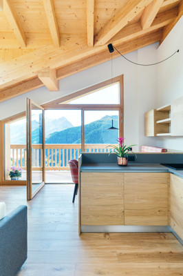 The living area Apartments Chalet M