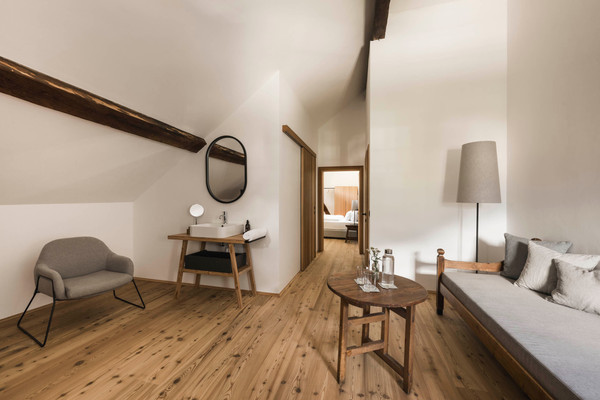 The living area Ansitz Heufler by Norbert Niederkofler